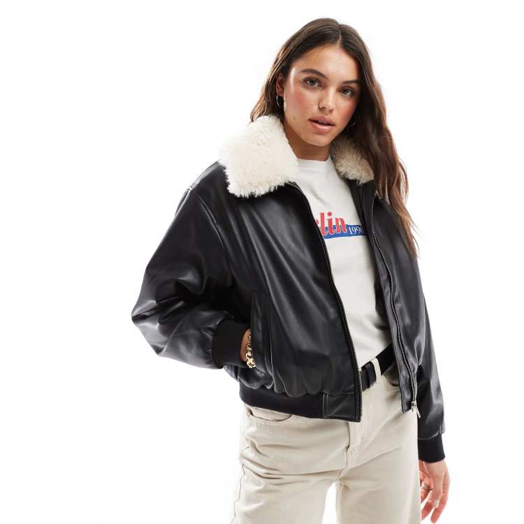 Levi's hooded sherpa bomber jacket clearance