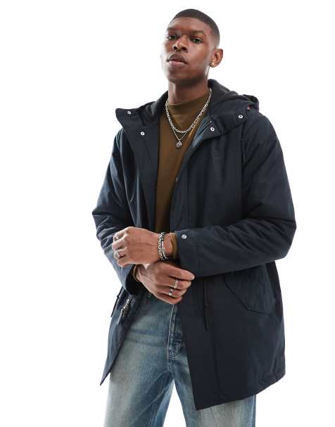 Levi's - Harrison - Parka met capuchon in zwart - view 1