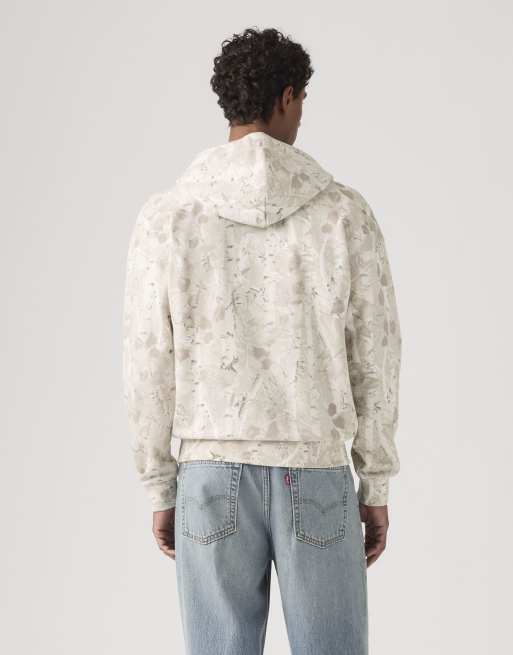 Levi's - Hayes - Hoodie met rechte pasvorm en rits in neutraal, 2 van 4