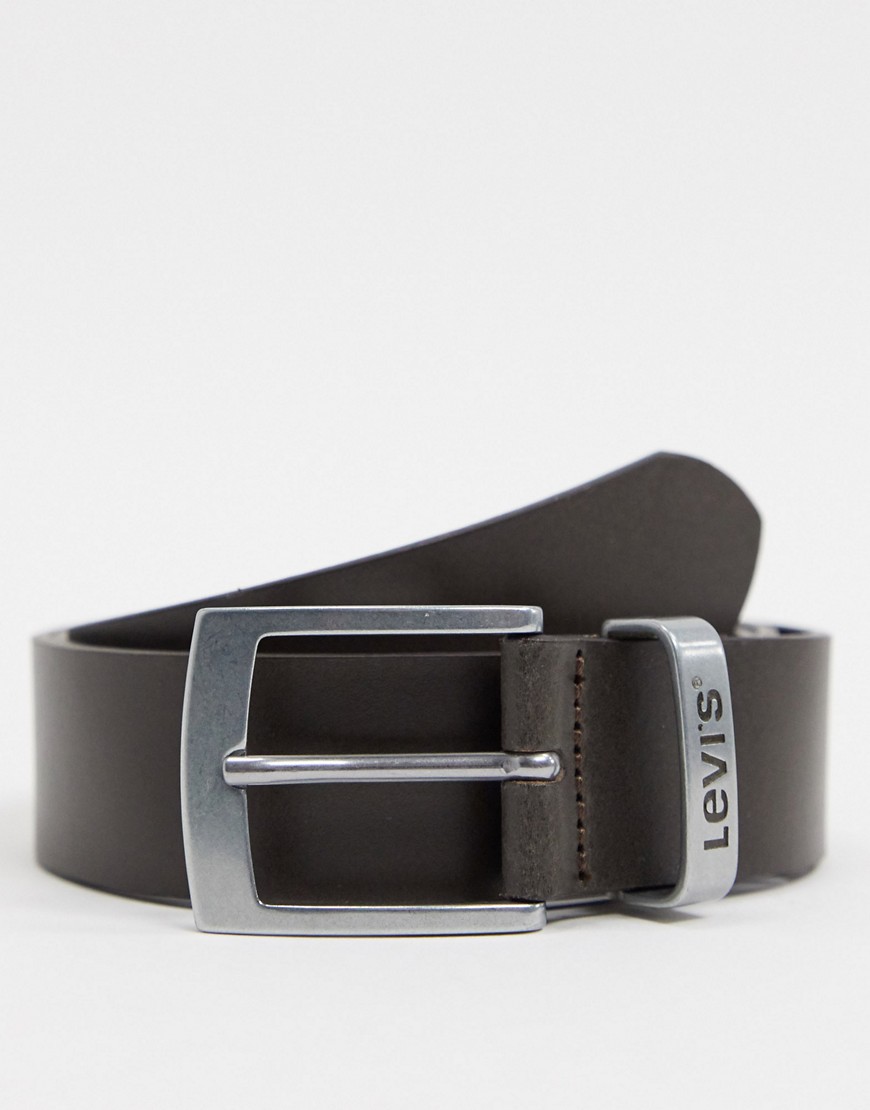 Levi's hebron leather belt in brown