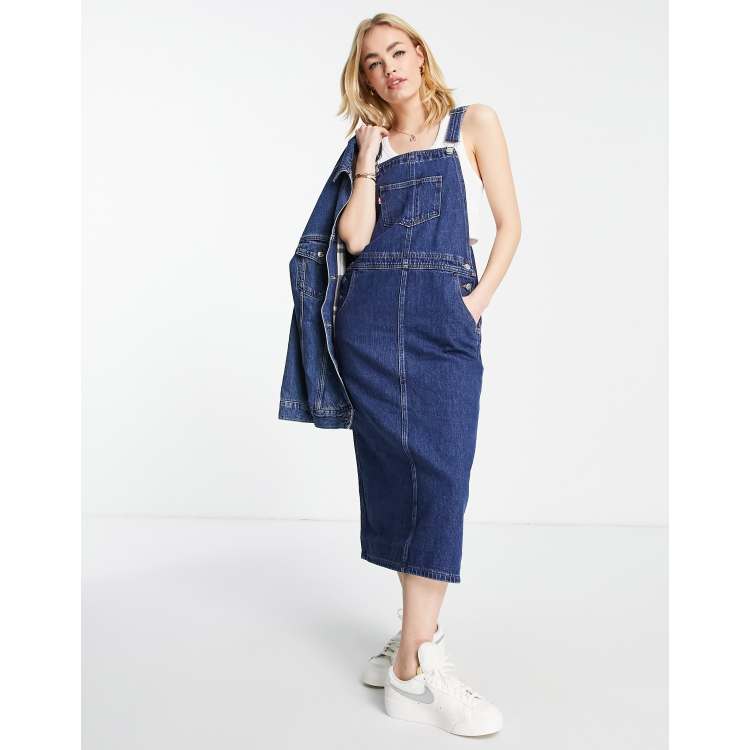 Levi's hendrix denim dress in blue | ASOS