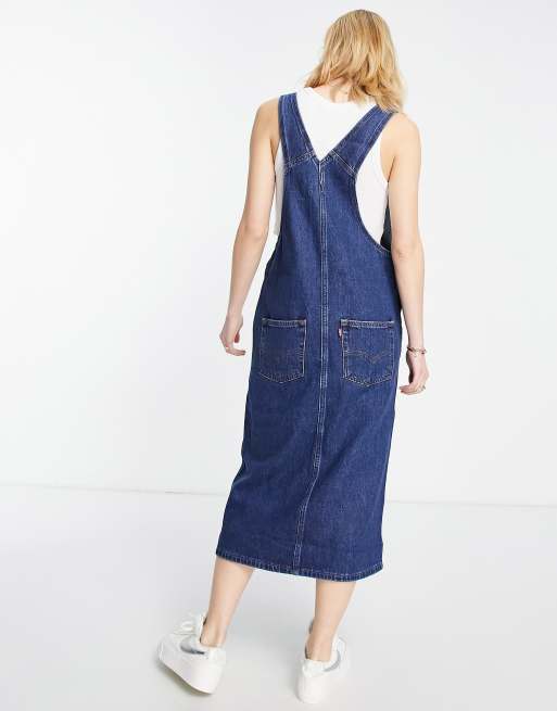 Levi's hendrix denim dress in blue | ASOS