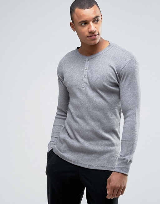 Levis | Levi's Henley Long Sleeve T-Shirt In Regular Fit