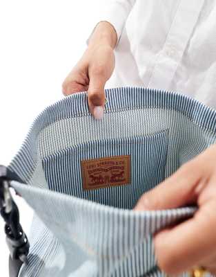 LEVI'S HERITAGE BUCKET BAG WITH LOGO 