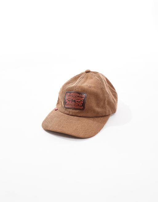 Levi's heritage cap with logo in tan cord | ASOS