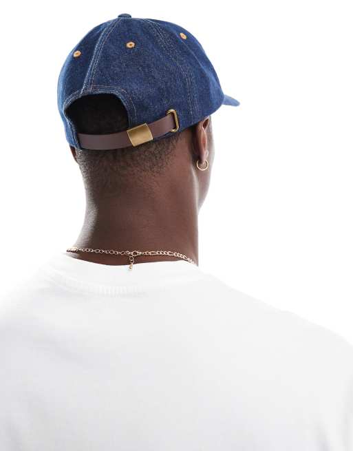 Levi's Heritage Cappellino di jeans blu scuro con logo ASOS