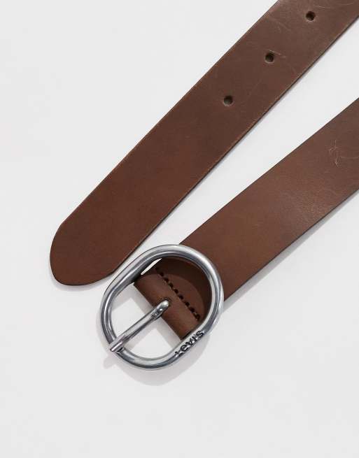 Levi's – Hermosilla – Brązowy skórzany pasek, 2 z 3