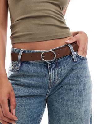 Levi's Hermosilla Leather Belt In Brown