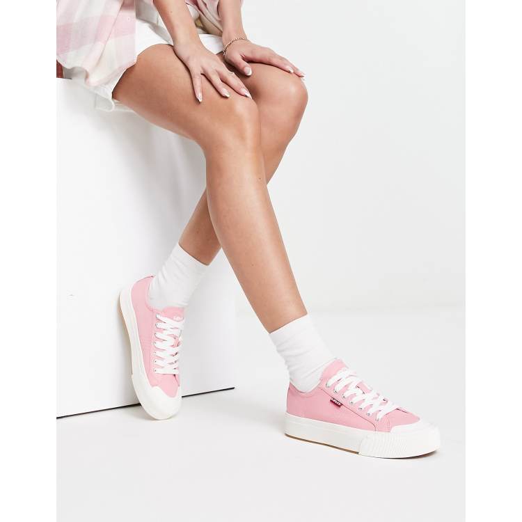 Levis pink shoes new arrivals