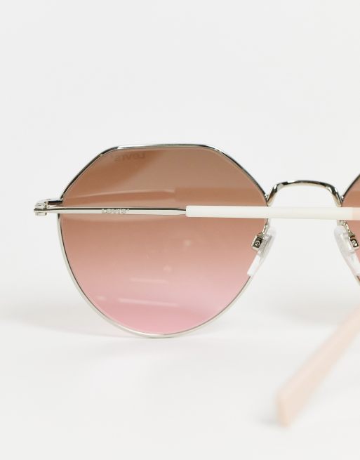 Levi's hex sunglasses in pink | ASOS