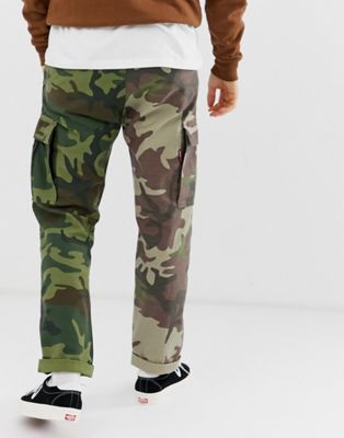 camo print cargo pants in green | ASOS