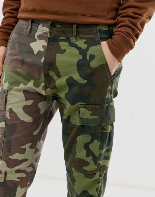 Supreme X Levis Camouflage Trousers in Green for Men