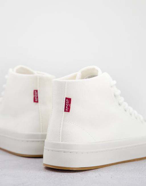 Levi's high top store canvas shoes