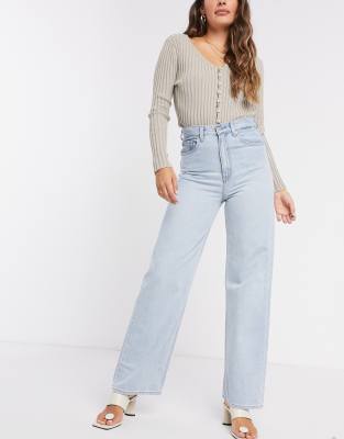 loose straight fit jeans