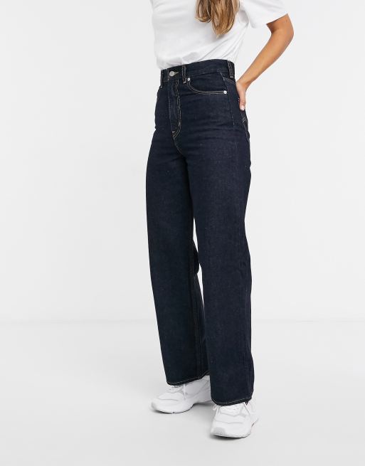 Levi's high loose straight leg jeans in indigo | ASOS