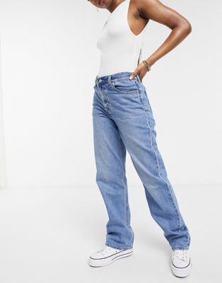 Levi's high loose straight leg jeans in 