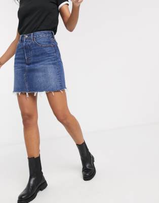 iconic denim skirt