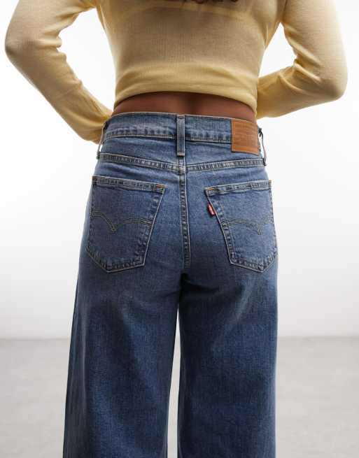 Levi's High-Rise Wide-Leg-Jeans in mittlerer Waschung, 4 von 5