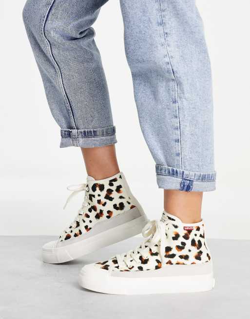 Levi's high tops in leopard print | ASOS