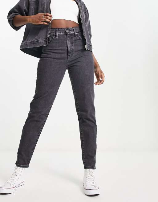 Levi's black shop high waisted jeans