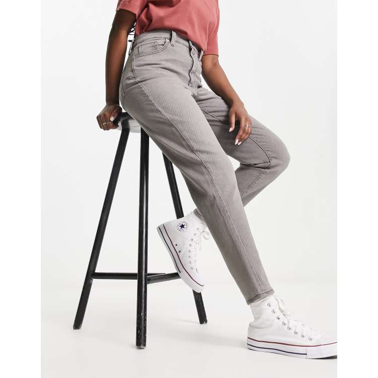 Levi's grey deals high waisted jeans