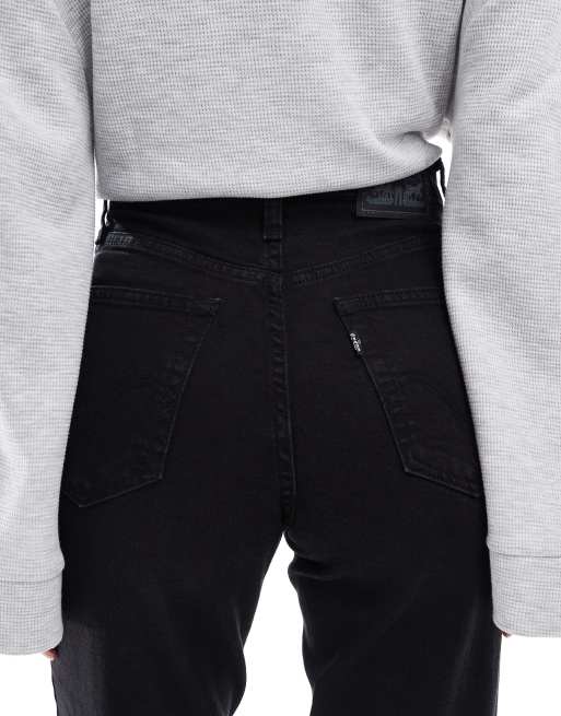 Levis high on sale waist black