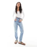 [Levi's] Levi's high waisted mom jeans in light blue W29 L29 BLUE