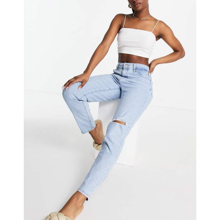 High waisted light shop wash levi jeans