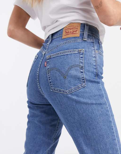 Levis womens tapered clearance jeans