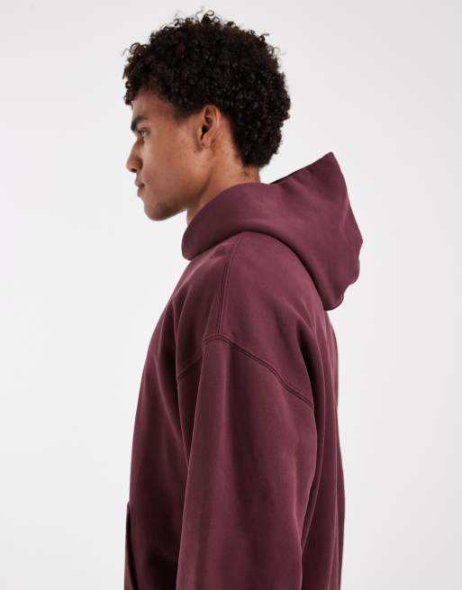 Levi's hoodie à imprimé logo graphique coucher de soleil bordeaux, 4 de 5