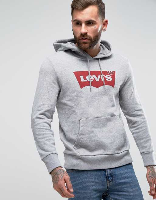 Levi s hoodie batwing logo