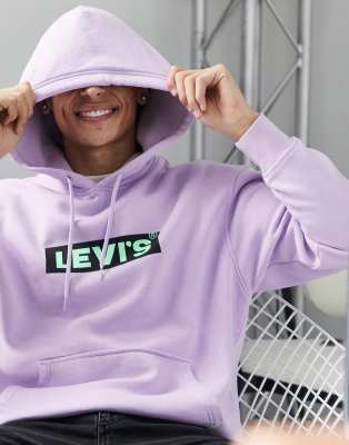 levi's purple hoodie