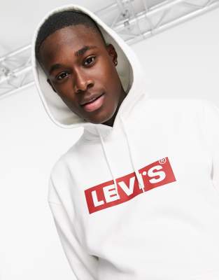 mens white levis hoodie