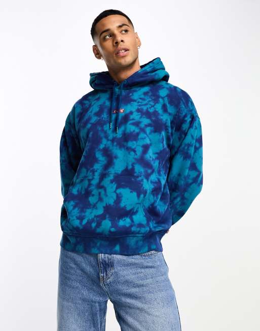 Dark blue 2024 tie dye hoodie