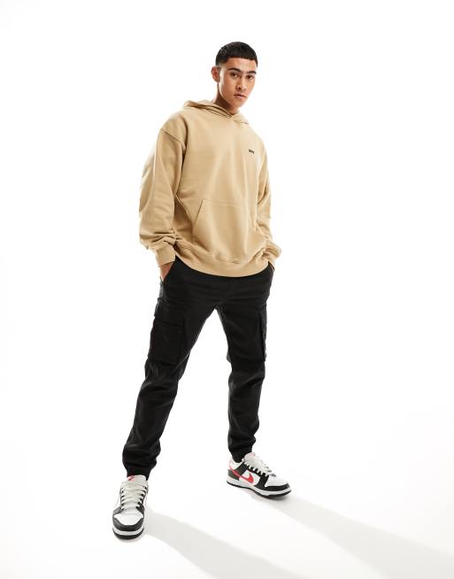 Levi's hoodie with small logo in tan | ASOS