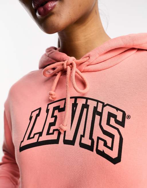 Levis hoodie women's on sale pink