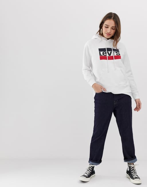 Levi's hoodie with sports vintage logo online