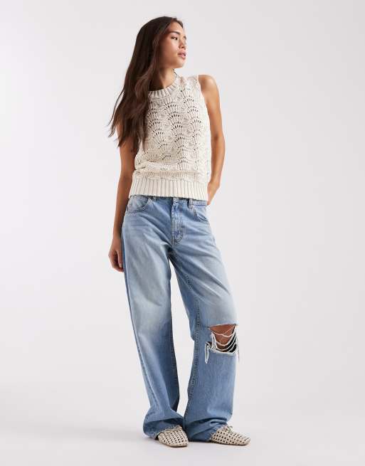 Levi's - Hope - Ecrufarvet hæklet overdel, 2 af 4