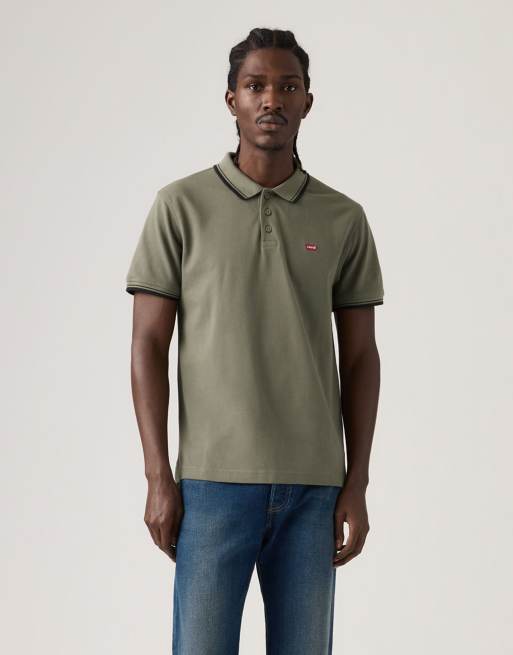 Levi's – Housemark – Polohemd in Grün, 2 von 4