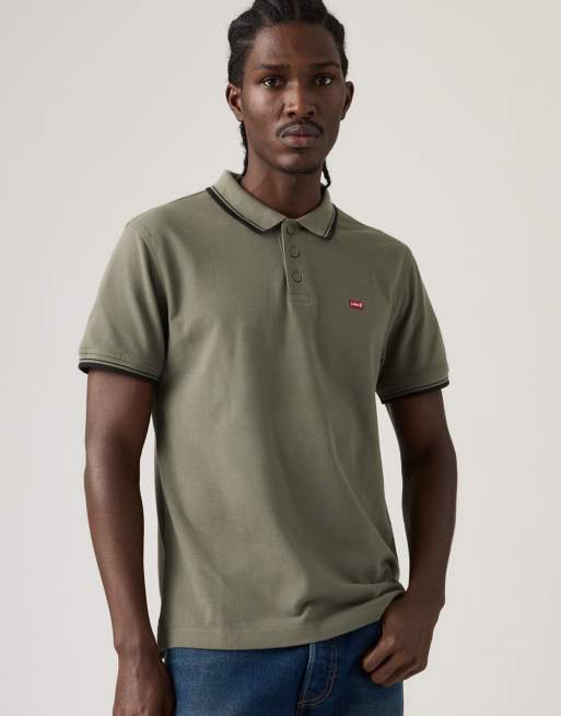Levi's – Housemark – Polohemd in Grün, 4 von 4