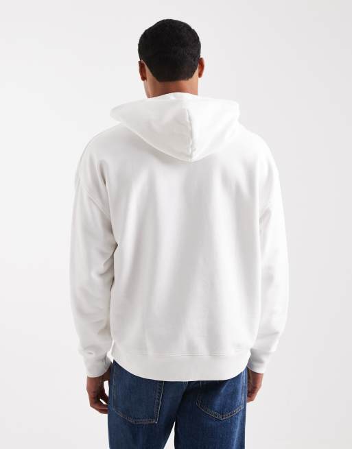 Levi's - Hvid cropped hættetrøje med 'Two Horse Athletic Club'-grafik, 3 af 5