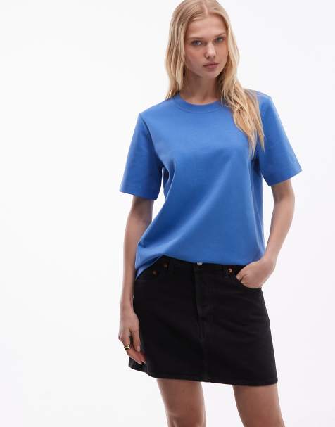 Levi's icon denim mini skirt in washed black - view 1