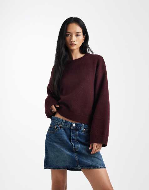 Levi's – Icon – Mellanblå jeanskjol i minilängd - view 1