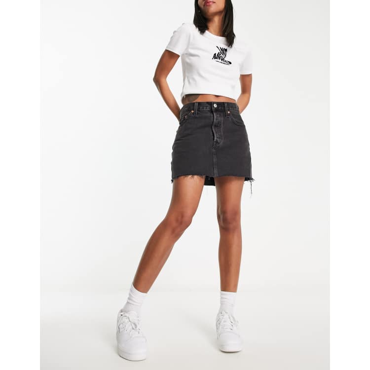 Levi s icon skirt in black ASOS