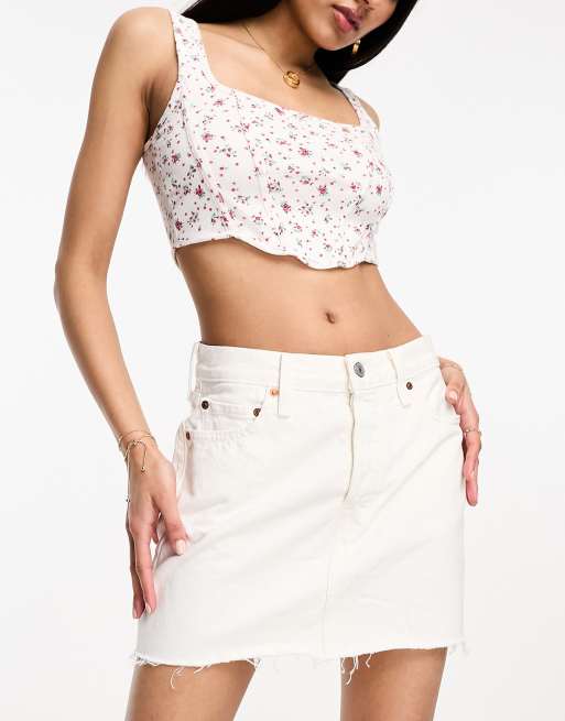 Levis shop skirt white