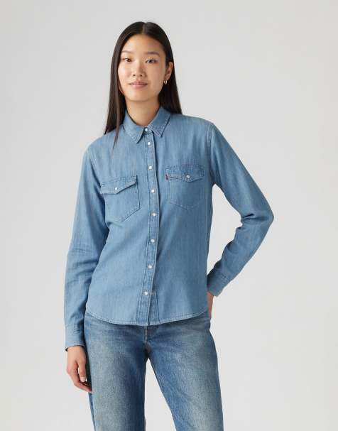 Levi's - Iconic - Chemise style western - Bleu - view 1