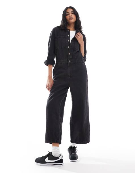 Levi's iconic denim jumpsuit in black - view 1