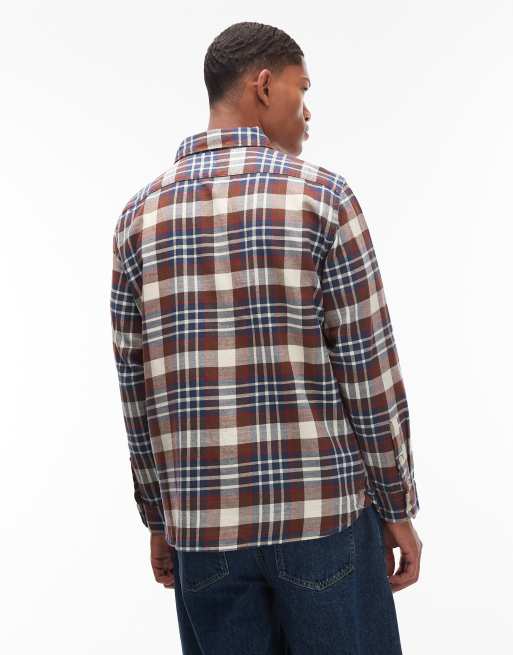 Levi's - Jackson - Beige worker-skjorte med tern i twill, 3 af 5