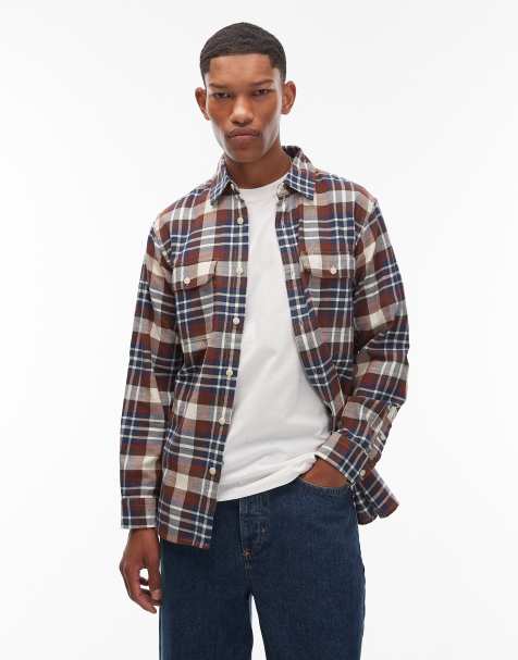 Levi's jackson check twill worker shirt in beige - view 1