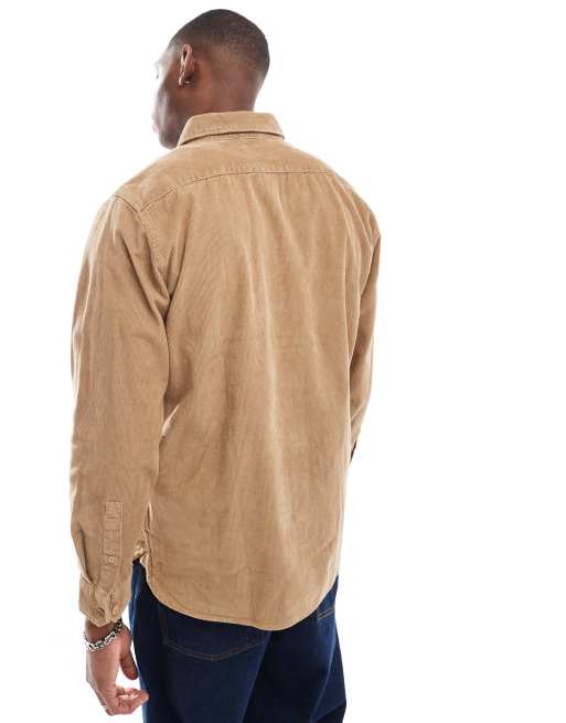 Levi's Jackson cord worker shirt in tan, 4 of 4